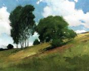 风景画于科尼什，新罕布什尔州 - 约翰·怀特·亚历山大